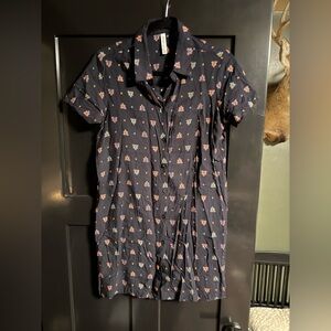 RVCA Button Down Dress